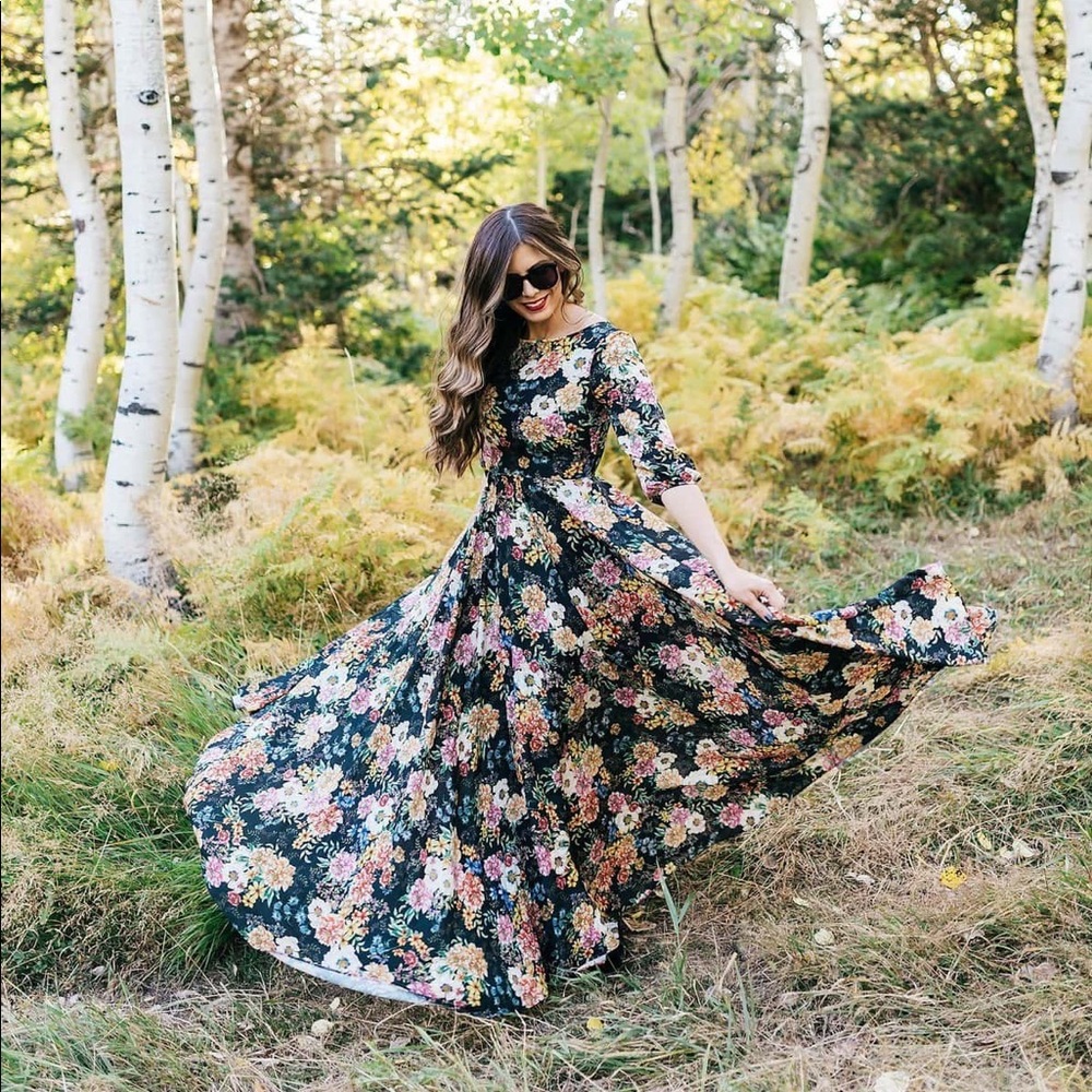Yumi Kim Woodstock Floral Maxi Dress Anthropologie